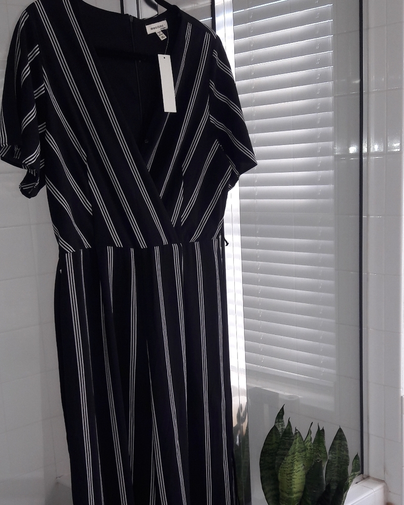 Striped Jump Suit